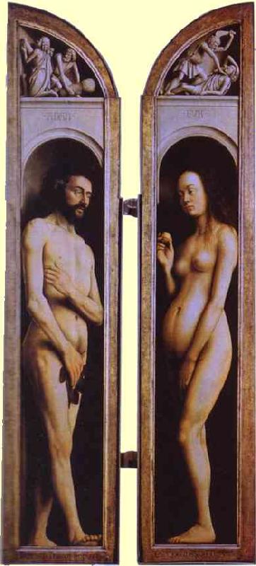 Jan Van Eyck Adam and Eve oil painting image